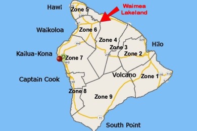 Single-Level Home in up-country Kamuela Lakeland, roughly 5 on Waimea Country Club in Hawaii - for sale on GolfHomes.com, golf home, golf lot