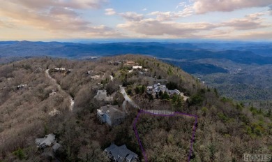 This lot, sitting on the highest ridge (4200 ft) in historic on Highlands Country Club in North Carolina - for sale on GolfHomes.com, golf home, golf lot