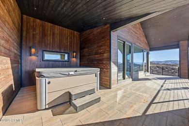Outstanding views in this high-quality new build perched above on Talisker Club At Tuhaye in Utah - for sale on GolfHomes.com, golf home, golf lot