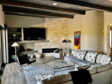 Built in 2019, this beautifully designed Courtside Contemporary on The Club At Las Campanas  in New Mexico - for sale on GolfHomes.com, golf home, golf lot