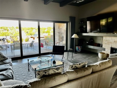 Built in 2019, this beautifully designed Courtside Contemporary on The Club At Las Campanas  in New Mexico - for sale on GolfHomes.com, golf home, golf lot