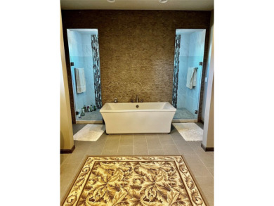Built in 2019, this beautifully designed Courtside Contemporary on The Club At Las Campanas  in New Mexico - for sale on GolfHomes.com, golf home, golf lot