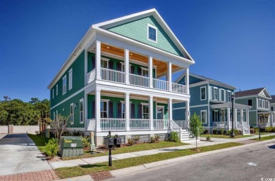 The Georgetown sits on Lot 49 in Living Dunes, a Grande Dunes on The Dunes Golf and Beach Club in South Carolina - for sale on GolfHomes.com, golf home, golf lot