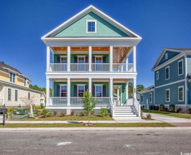 The Georgetown sits on Lot 49 in Living Dunes, a Grande Dunes on The Dunes Golf and Beach Club in South Carolina - for sale on GolfHomes.com, golf home, golf lot