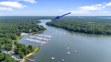 Discover a stunning waterfront property on Shoestring Bay in on Cotuit Highground Golf Course in Massachusetts - for sale on GolfHomes.com, golf home, golf lot