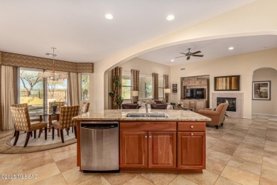 Discover luxury living in this move in ready Artesa model home on Saddlebrooke Ranch Golf Club in Arizona - for sale on GolfHomes.com, golf home, golf lot