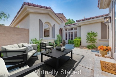 Discover this stunning single-story villa nestled in the on Anthem Country Club in Nevada - for sale on GolfHomes.com, golf home, golf lot