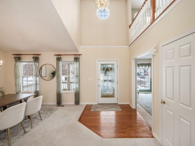 Sitting on a coveted course lot overlooking the serene landscape on Delaware Golf Club in Ohio - for sale on GolfHomes.com, golf home, golf lot