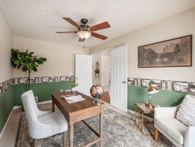 Sitting on a coveted course lot overlooking the serene landscape on Delaware Golf Club in Ohio - for sale on GolfHomes.com, golf home, golf lot