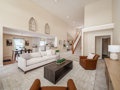 Sitting on a coveted course lot overlooking the serene landscape on Delaware Golf Club in Ohio - for sale on GolfHomes.com, golf home, golf lot