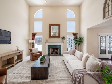 Sitting on a coveted course lot overlooking the serene landscape on Delaware Golf Club in Ohio - for sale on GolfHomes.com, golf home, golf lot