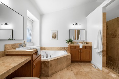 Elegant single-level home quietly set at the base of Boise's on Quail Hollow Golf Club in Idaho - for sale on GolfHomes.com, golf home, golf lot