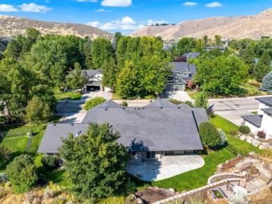 Elegant single-level home quietly set at the base of Boise's on Quail Hollow Golf Club in Idaho - for sale on GolfHomes.com, golf home, golf lot