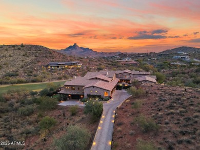 Step back in time in this storybook European-influenced Tuscan on FireRock Country Club in Arizona - for sale on GolfHomes.com, golf home, golf lot