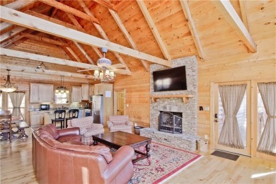 This beautiful, meticulously maintained log home sits on .95 on Bent Tree Golf Course in Georgia - for sale on GolfHomes.com, golf home, golf lot