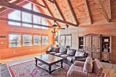 This beautiful, meticulously maintained log home sits on .95 on Bent Tree Golf Course in Georgia - for sale on GolfHomes.com, golf home, golf lot