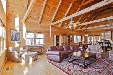 This beautiful, meticulously maintained log home sits on .95 on Bent Tree Golf Course in Georgia - for sale on GolfHomes.com, golf home, golf lot