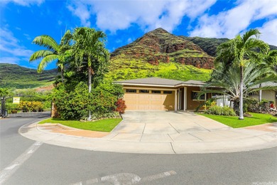 At last! A newer SINGLE LEVEL HOME in a GORGEOUS GATED COMMUNITY on Makaha Valley Country Club in Hawaii - for sale on GolfHomes.com, golf home, golf lot