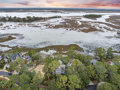 Nestled in Kiawah Island's exclusive Marsh Island neighborhood on Kiawah Island Resort - Cougar Point in South Carolina - for sale on GolfHomes.com, golf home, golf lot