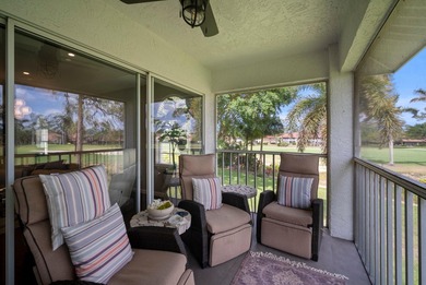 Enjoy sipping your morning coffee from the lanai of this on Royal Palm Golf Club in Florida - for sale on GolfHomes.com, golf home, golf lot