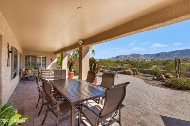 Sweeping unobstructed views of the Catalina Mts across the on Saddlebrooke Golf Course in Arizona - for sale on GolfHomes.com, golf home, golf lot