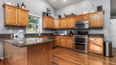 Exceptional contemporary ranch with golf course views, three car on Galena Golf Club in Illinois - for sale on GolfHomes.com, golf home, golf lot