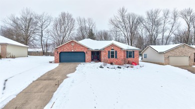 Located in the heart of Santa Claus, this well-maintained on Christmas Lake Golf Course in Indiana - for sale on GolfHomes.com, golf home, golf lot