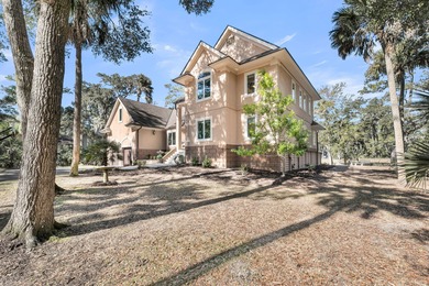 This lovely marshfront home is set back on over half an acre on The Seabrook Island Club in South Carolina - for sale on GolfHomes.com, golf home, golf lot