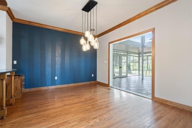 This exquisite custom home features breathtaking views of miles on Holiday Island Golf Course in Arkansas - for sale on GolfHomes.com, golf home, golf lot