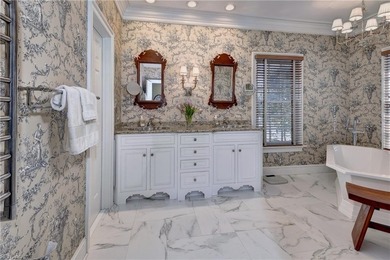 This stunning all-brick replica of the *Wythe* house is located on Fords Colony Country Club in Virginia - for sale on GolfHomes.com, golf home, golf lot