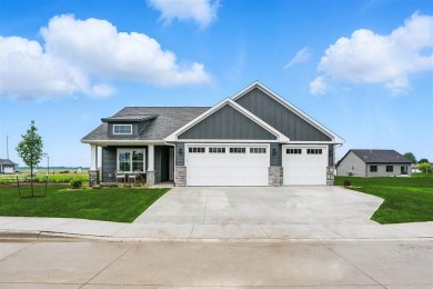 Beautiful Hodge Construction built, zero entry, ranch style home on Saddleback Ridge Golf Course in Iowa - for sale on GolfHomes.com, golf home, golf lot