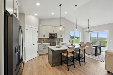 Beautiful Hodge Construction built, zero entry, ranch style home on Saddleback Ridge Golf Course in Iowa - for sale on GolfHomes.com, golf home, golf lot