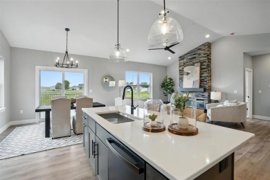 Beautiful Hodge Construction built, zero entry, ranch style home on Saddleback Ridge Golf Course in Iowa - for sale on GolfHomes.com, golf home, golf lot