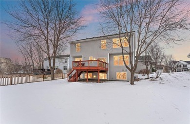 Sun-filled and magnificent, this impressive two-story on Eagle Valley Golf Course in Minnesota - for sale on GolfHomes.com, golf home, golf lot
