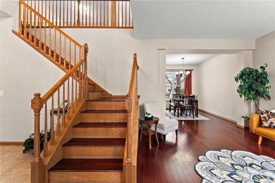 Sun-filled and magnificent, this impressive two-story on Eagle Valley Golf Course in Minnesota - for sale on GolfHomes.com, golf home, golf lot