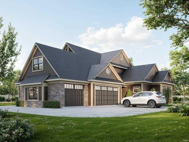 Custom-built by American Elegance Homes with unmatched quality on Noble Hawk Golf Links in Indiana - for sale on GolfHomes.com, golf home, golf lot