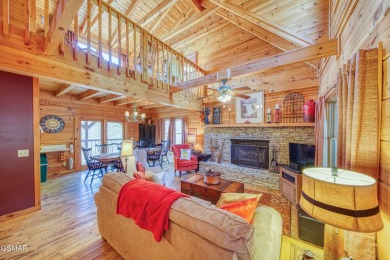 Charming True Log Cabin in Cobbly Nob - Your Mountain Retreat on Bent Creek Golf Course in Tennessee - for sale on GolfHomes.com, golf home, golf lot