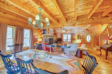 Charming True Log Cabin in Cobbly Nob - Your Mountain Retreat on Bent Creek Golf Course in Tennessee - for sale on GolfHomes.com, golf home, golf lot