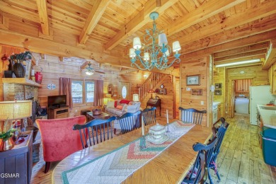 Charming True Log Cabin in Cobbly Nob - Your Mountain Retreat on Bent Creek Golf Course in Tennessee - for sale on GolfHomes.com, golf home, golf lot