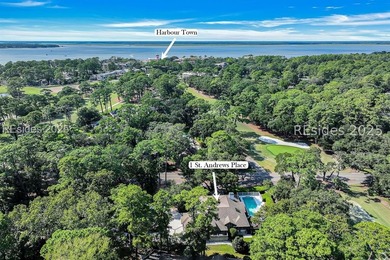 Perfectly situated on the second hole of the world-renowned on Harbour Town Golf Links in South Carolina - for sale on GolfHomes.com, golf home, golf lot