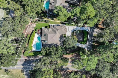 Perfectly situated on the second hole of the world-renowned on Harbour Town Golf Links in South Carolina - for sale on GolfHomes.com, golf home, golf lot