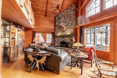 An Adirondack architecturally custom built home with attention on Whiteface Club and Resort in New York - for sale on GolfHomes.com, golf home, golf lot