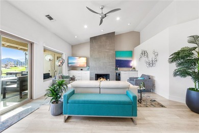 Stunning Oasis Country Club Residence: Inviting entrance and on Oasis Country Club in California - for sale on GolfHomes.com, golf home, golf lot