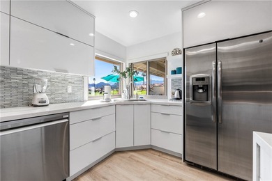 Stunning Oasis Country Club Residence: Inviting entrance and on Oasis Country Club in California - for sale on GolfHomes.com, golf home, golf lot