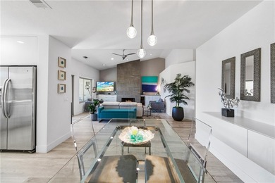 Stunning Oasis Country Club Residence: Inviting entrance and on Oasis Country Club in California - for sale on GolfHomes.com, golf home, golf lot