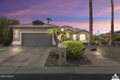 Located on a PRIVATE corner lot offering an ''OASIS  setting'' on Tuscany Falls At Pebble Creek in Arizona - for sale on GolfHomes.com, golf home, golf lot