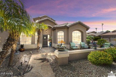 Located on a PRIVATE corner lot offering an ''OASIS  setting'' on Tuscany Falls At Pebble Creek in Arizona - for sale on GolfHomes.com, golf home, golf lot