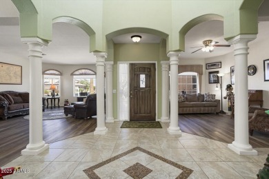 Located on a PRIVATE corner lot offering an ''OASIS  setting'' on Tuscany Falls At Pebble Creek in Arizona - for sale on GolfHomes.com, golf home, golf lot