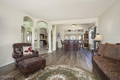 Located on a PRIVATE corner lot offering an ''OASIS  setting'' on Tuscany Falls At Pebble Creek in Arizona - for sale on GolfHomes.com, golf home, golf lot