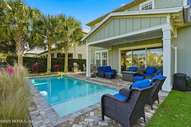 Magnificent pool and golf course home in highly sought-after on Selva Marina Country Club in Florida - for sale on GolfHomes.com, golf home, golf lot